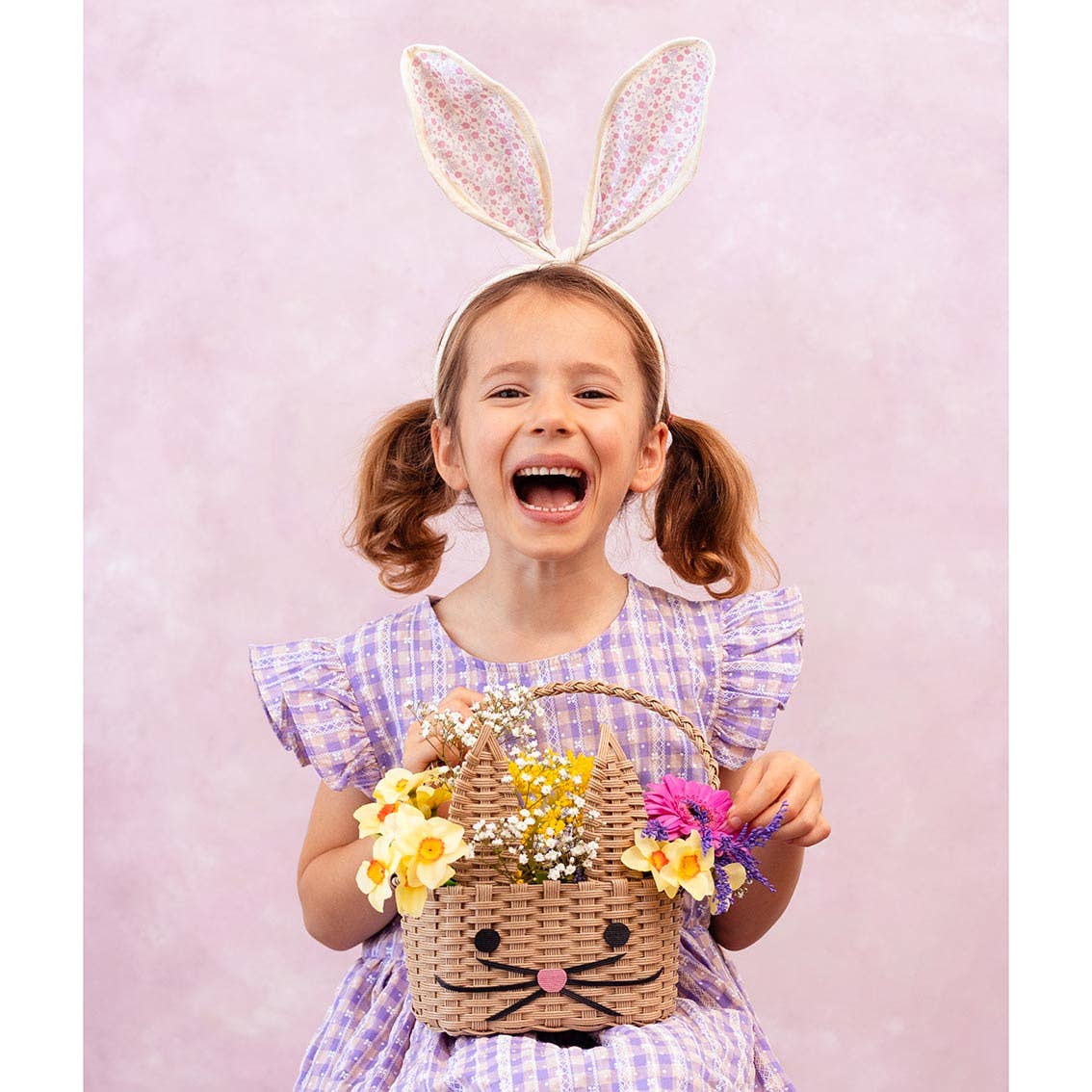 Recycled Paper Bunny Shaped Basket | Easter Basket | - From Me To You