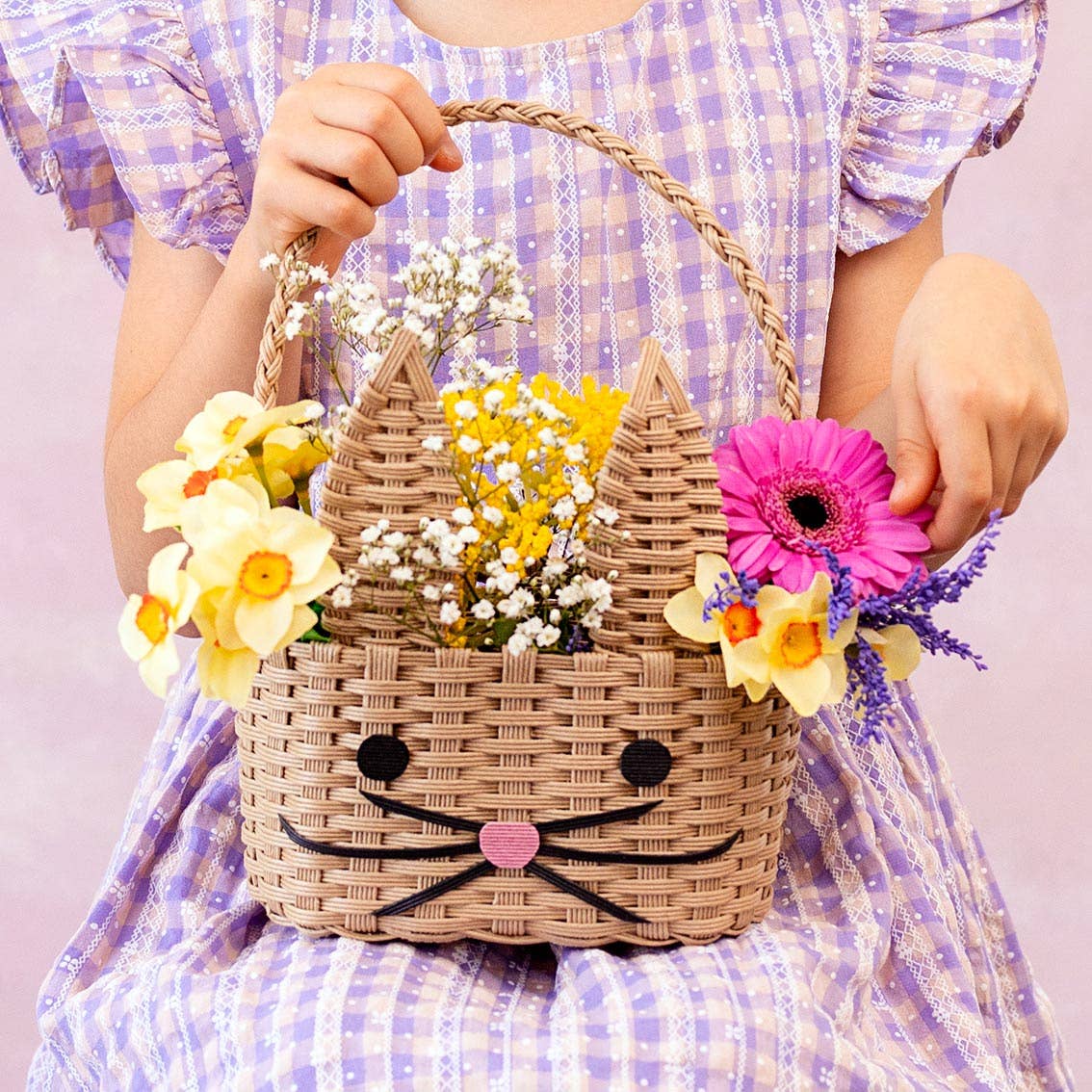 Recycled Paper Bunny Shaped Basket | Easter Basket | - From Me To You