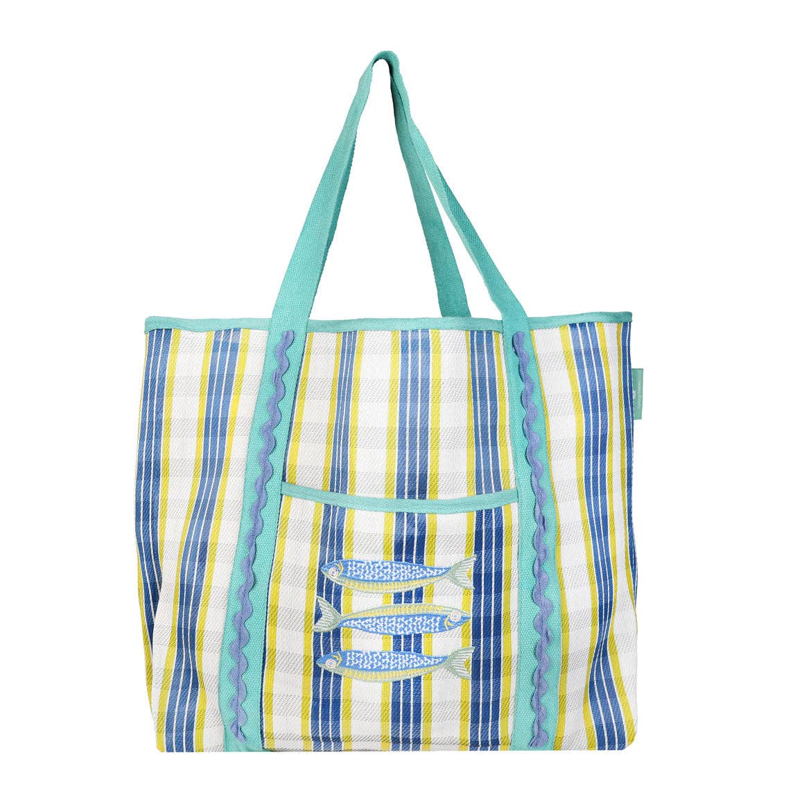 Recycled Plastic Fish Tote Bag | Summer Decor | - From Me To You