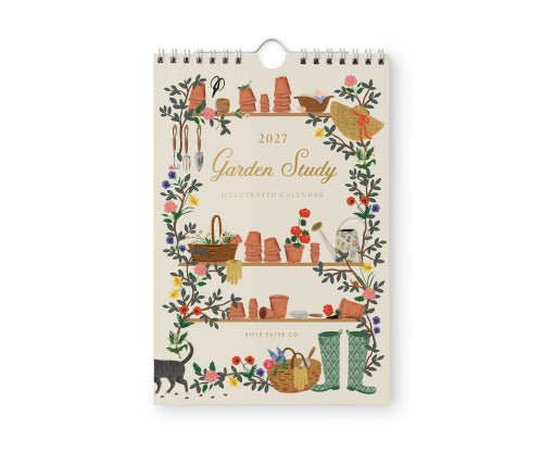 Rifle 2027 Garden Study Kitchen Calendar (6x9) - From Me To You