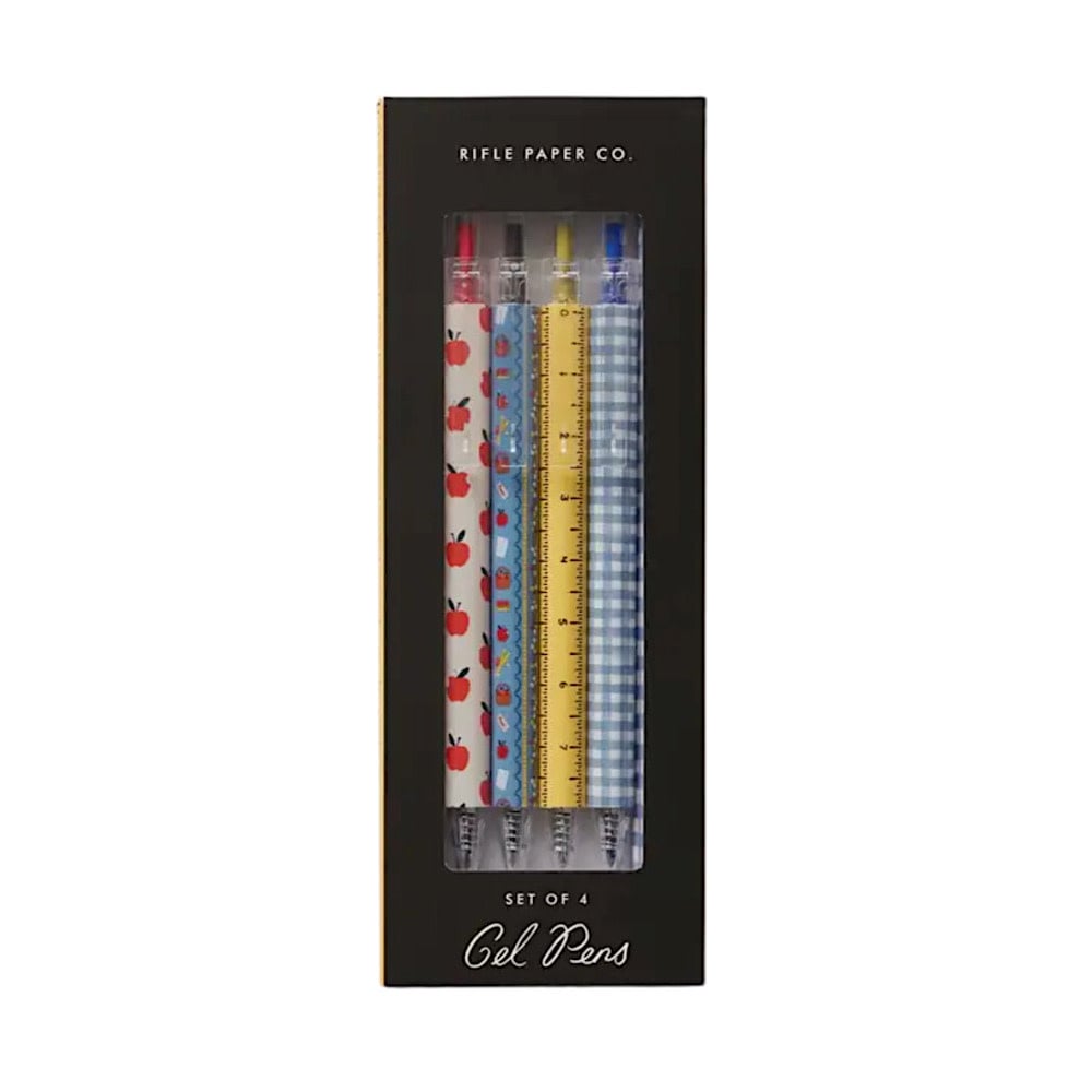 Rifle Schoolhouse Gel Pen Set of 4
