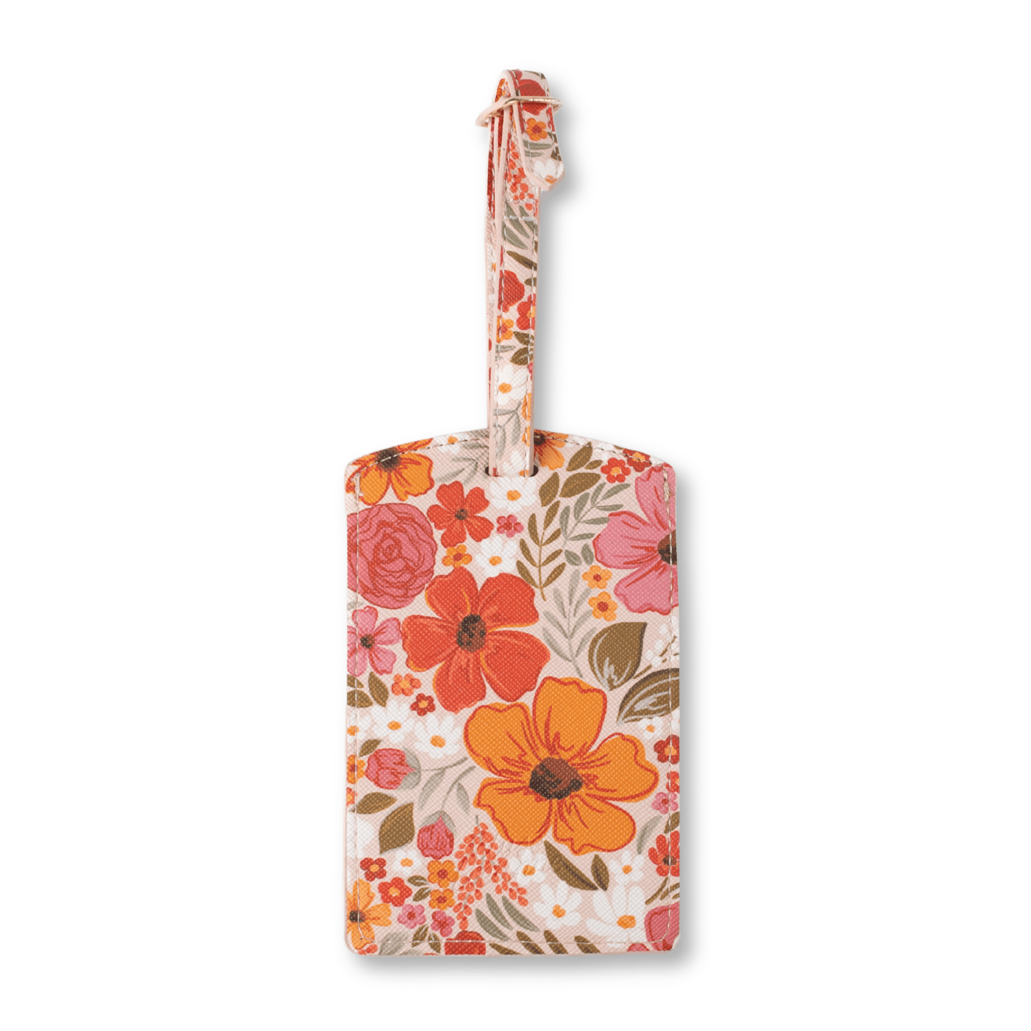 Rosewood Blooms Luggage Tag - From Me To You