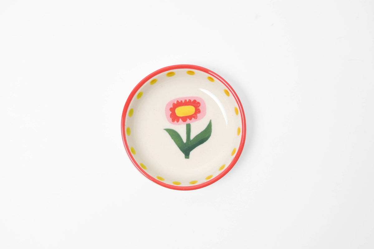 Small Sunflower Trinket Tray-Ceramic Tasting Bowl-Pinch bowl - From Me To You