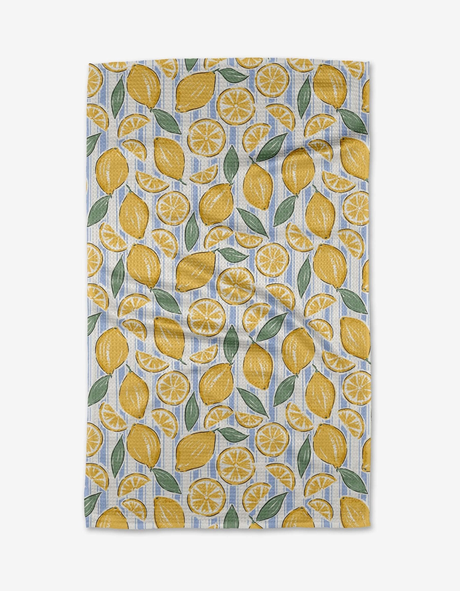 Sour Lemon Stripes Tea Towel - From Me To You