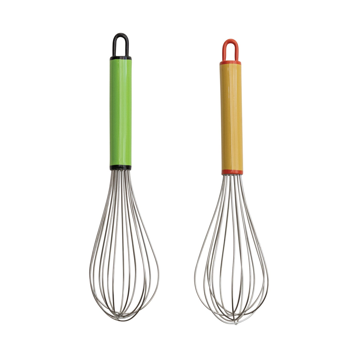 Stainless Steel Whisk w/ Enameled Aluminum Handle, 2 Colors - From Me To You