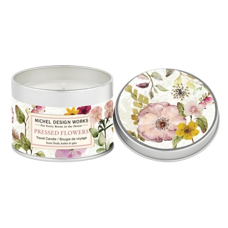 Stonewall MDW Pressed Flowers Travel Candle - From Me To You