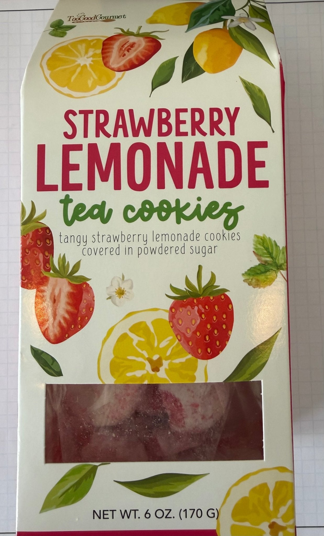 Strawberry Lemonade Cookies, 6 oz - From Me To You