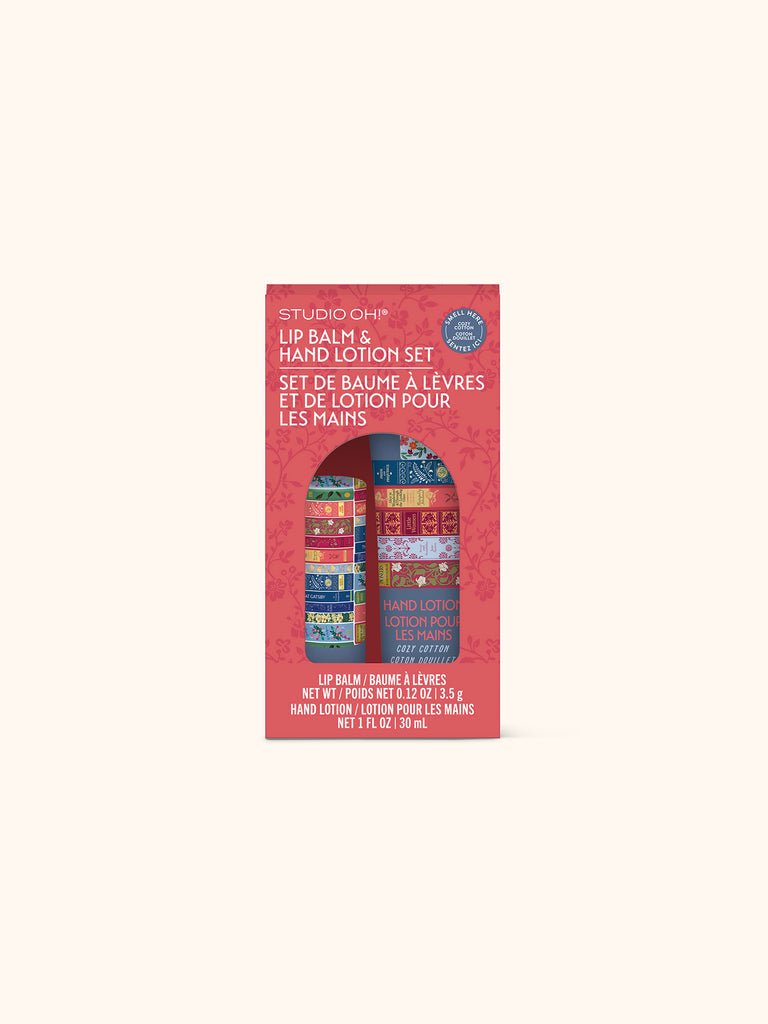 Studio Oh! Fully Booked Lip Balm and Hand Lotion Set - From Me To You