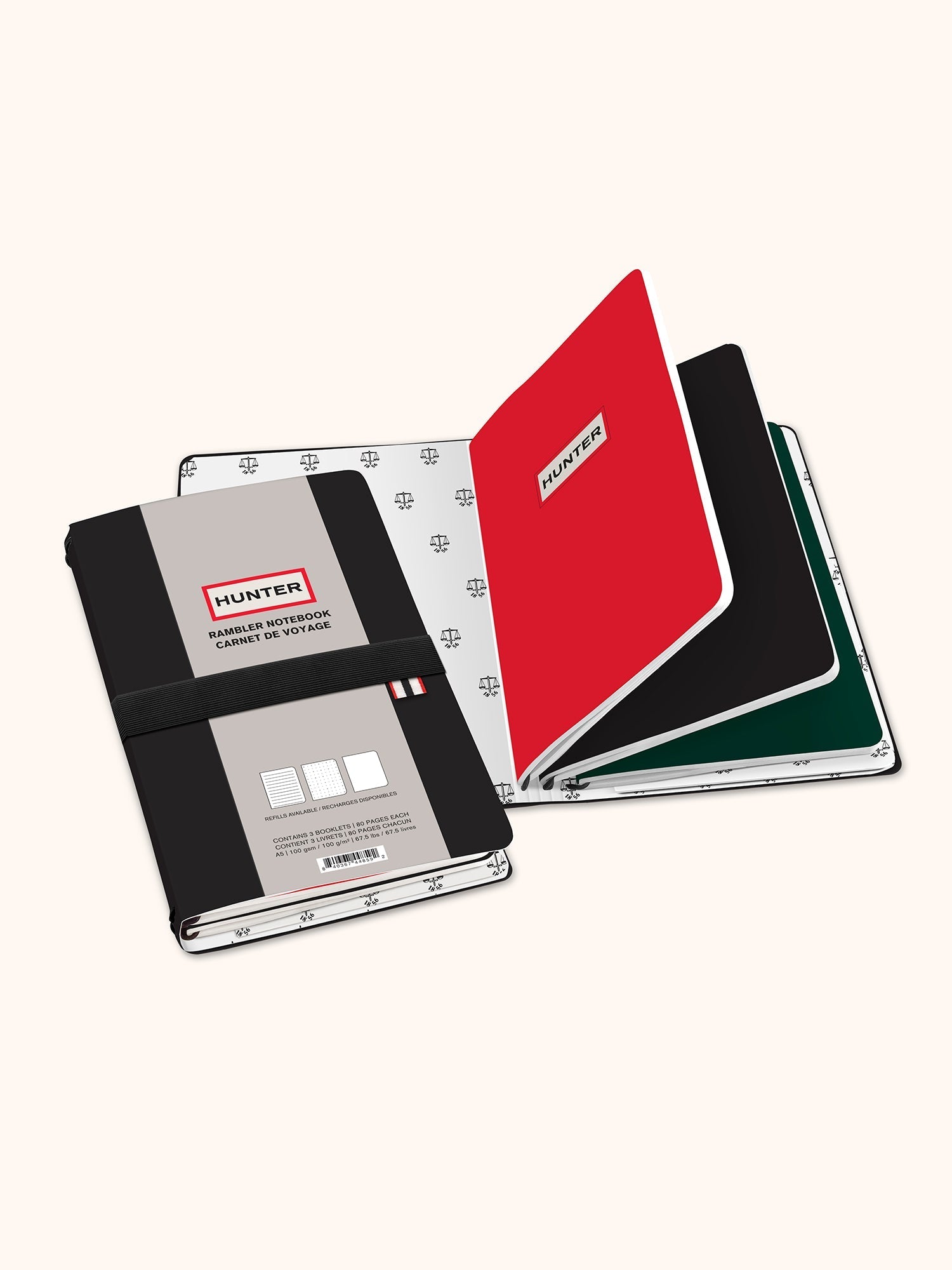 Studio Oh! "Hunter" Black Rambler Refillable Notebook - From Me To You