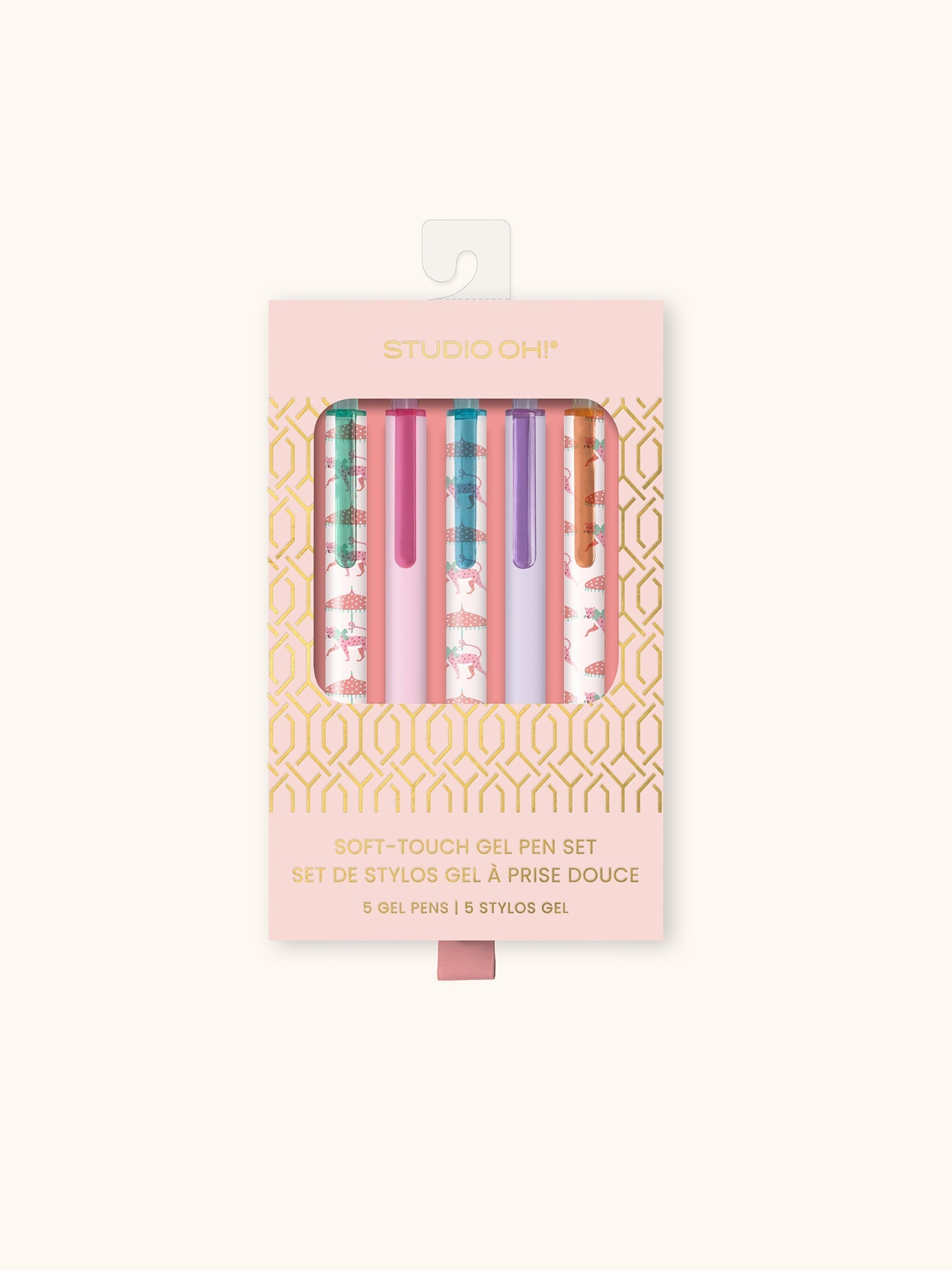Studio Oh! Leopard on Parade Soft - Touch Gel Pen Set - From Me To You