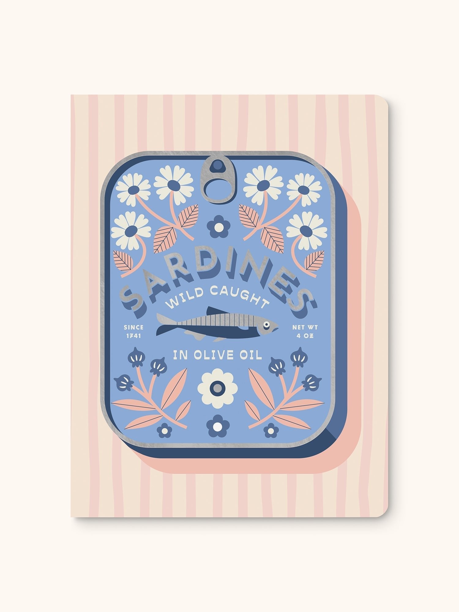 Studio Oh! Wild Caught Sardines (Pink) Bound Journal - From Me To You