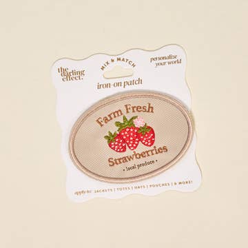 The Darling Effect - Mix & Match Iron - On Patch–Fresh Strawberries - From Me To You