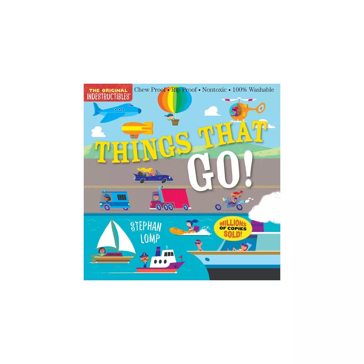 Things That Go! Indestructible Children's Book - From Me To You