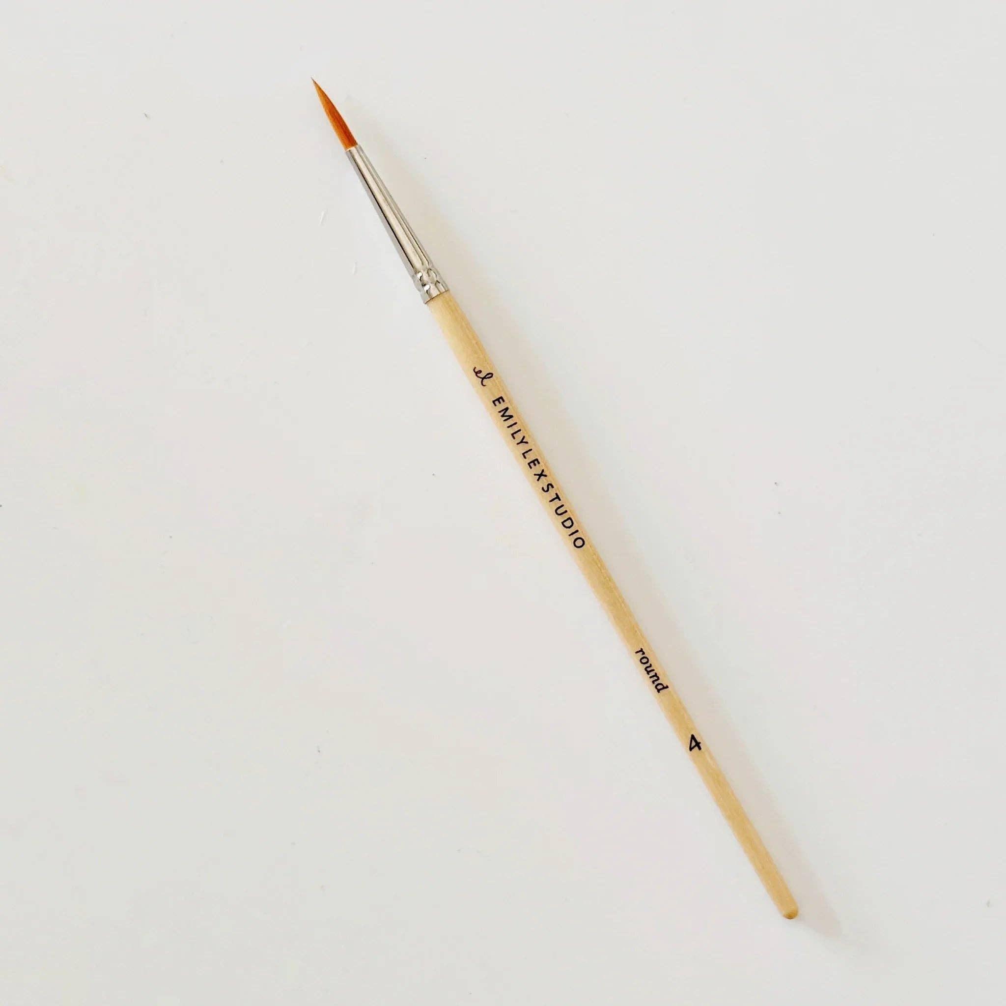 Watercolor paintbrush set of five wood brushes - From Me To You