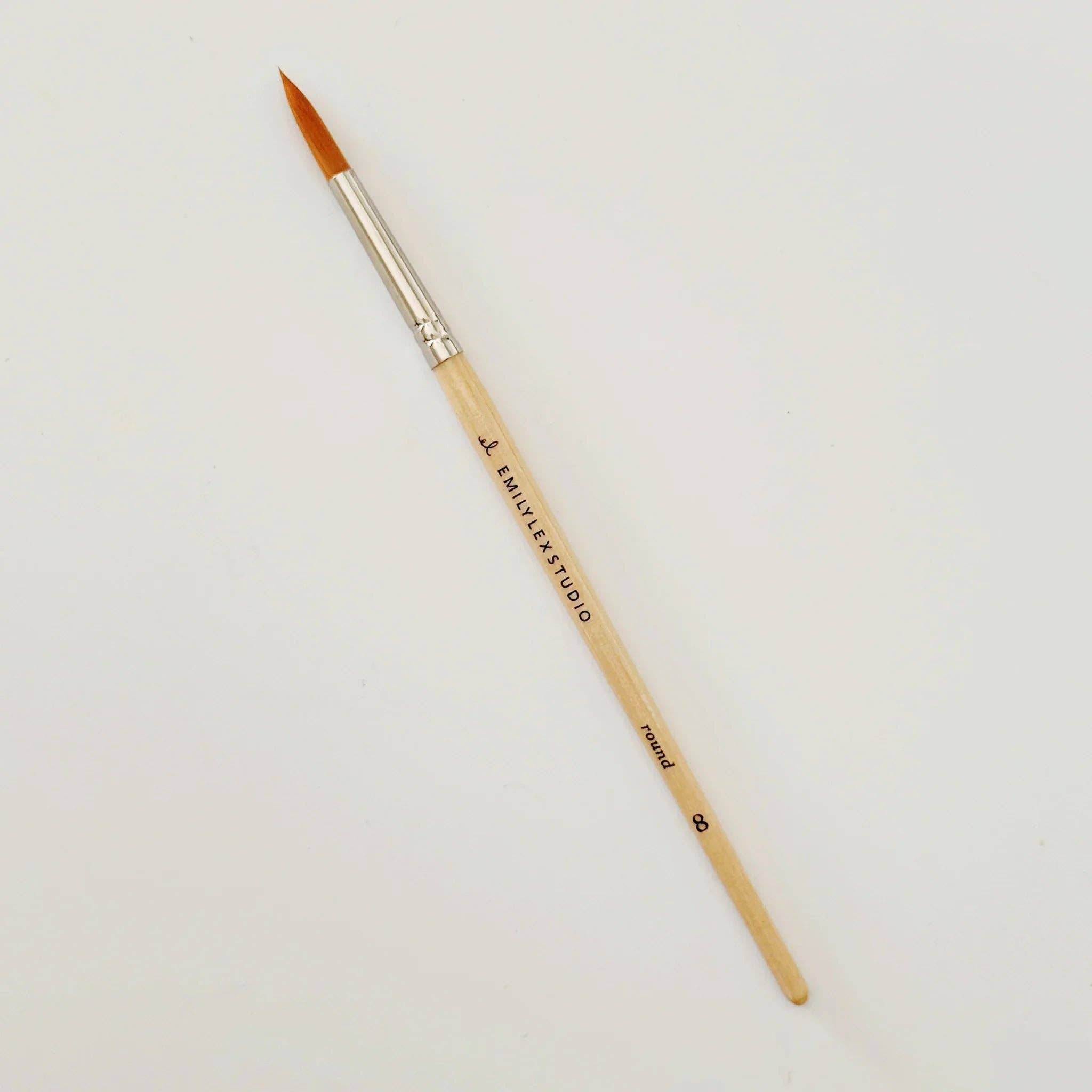 Watercolor paintbrush set of five wood brushes - From Me To You