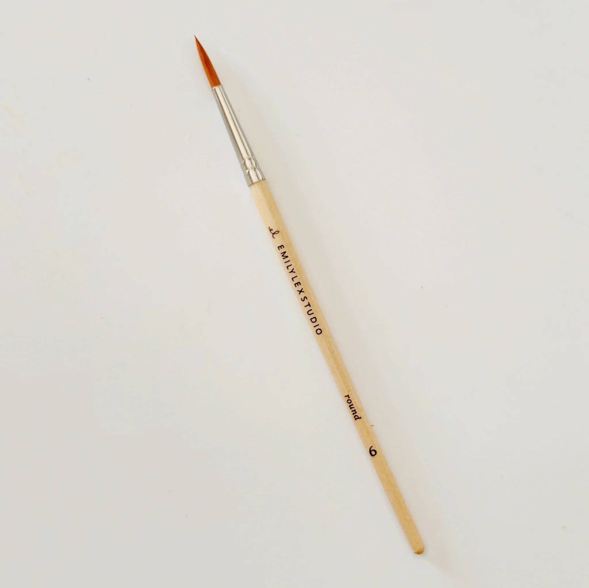 Watercolor paintbrush set of five wood brushes - From Me To You