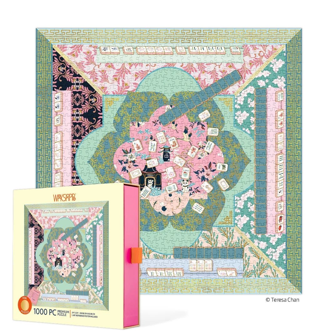 Werkshoppe- Let's Play Mahjong 1000 Piece Puzzle - From Me To You