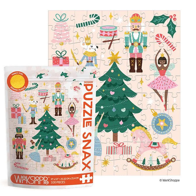 Werkshoppe - Nutcracker Ballet 100 Piece Christmas Puzzle Snax - From Me To You