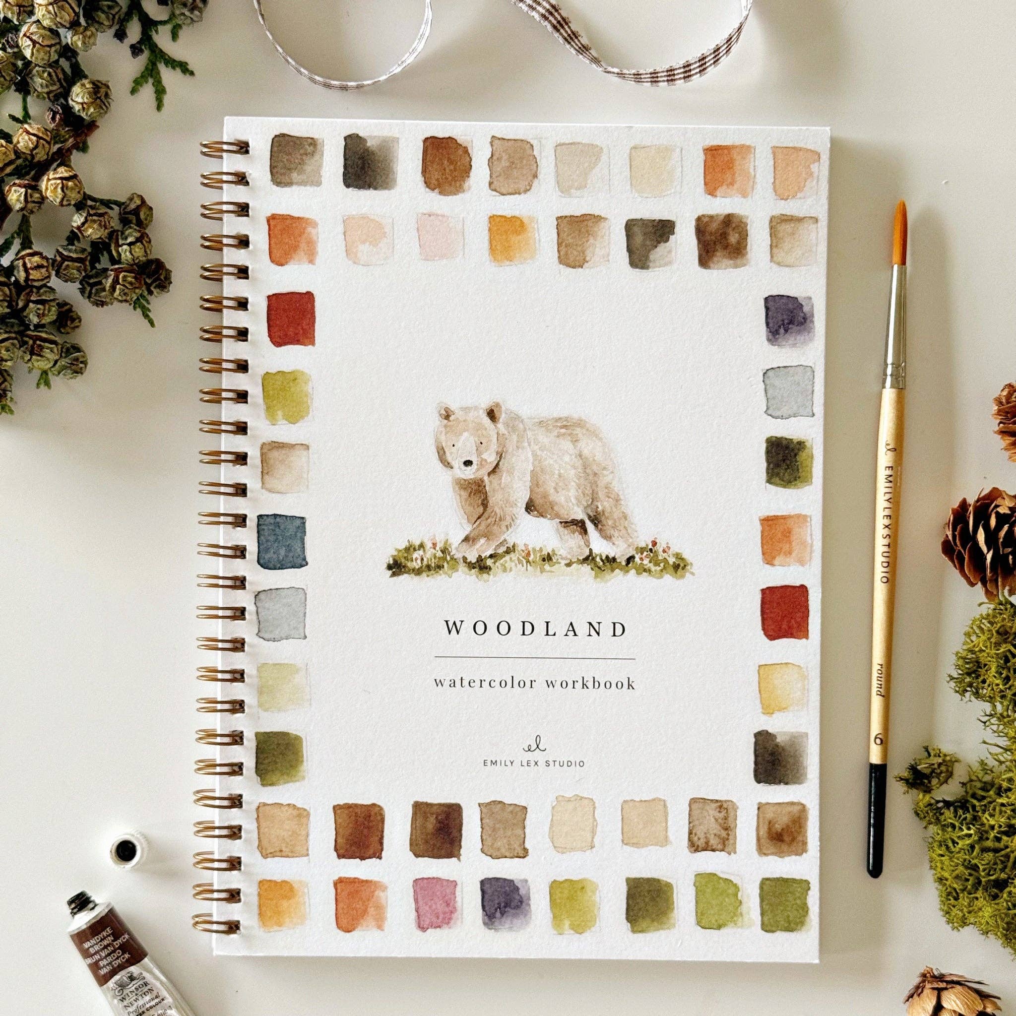Woodland watercolor workbook - From Me To You