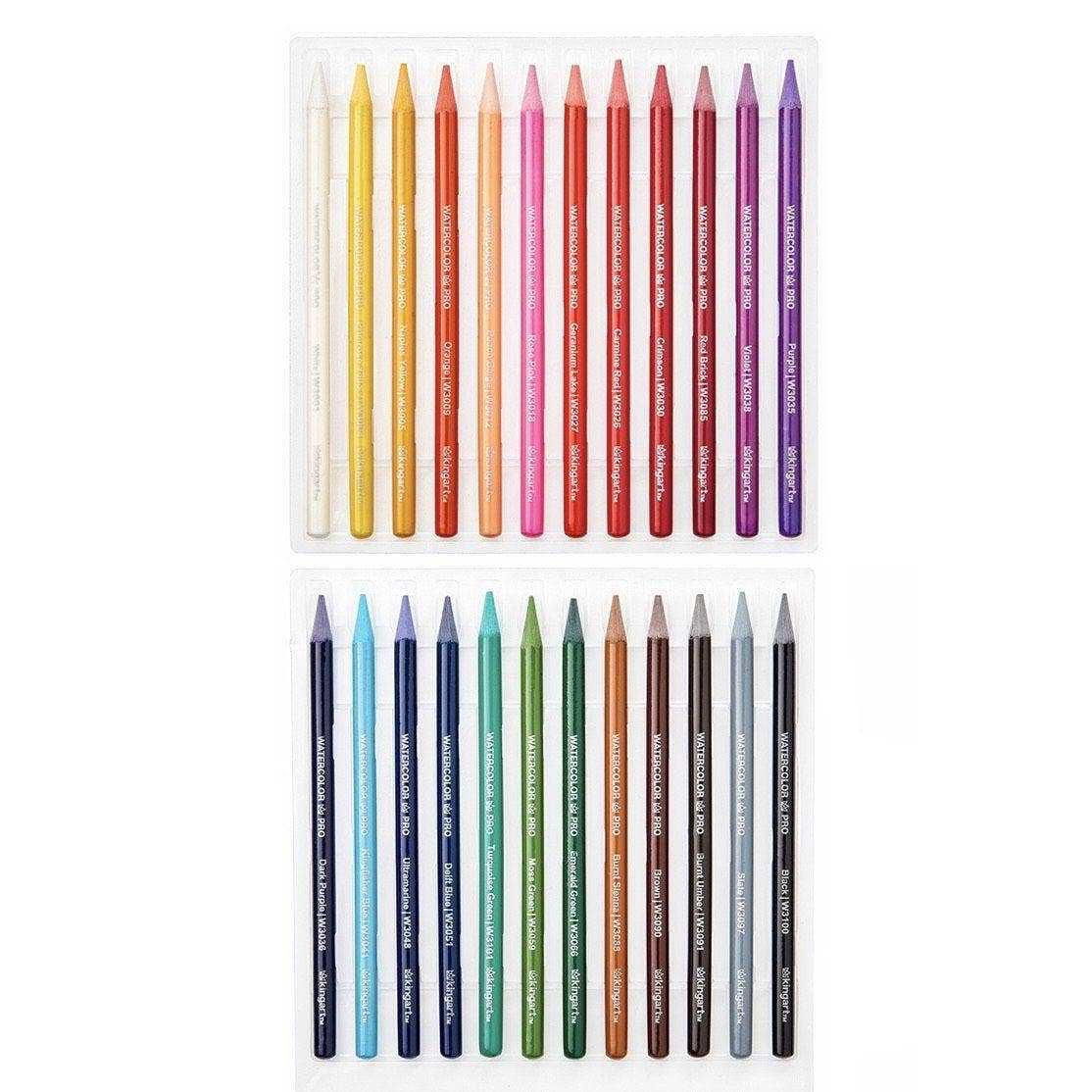 Woodless Watercolor Pencils 24 Colors - From Me To You