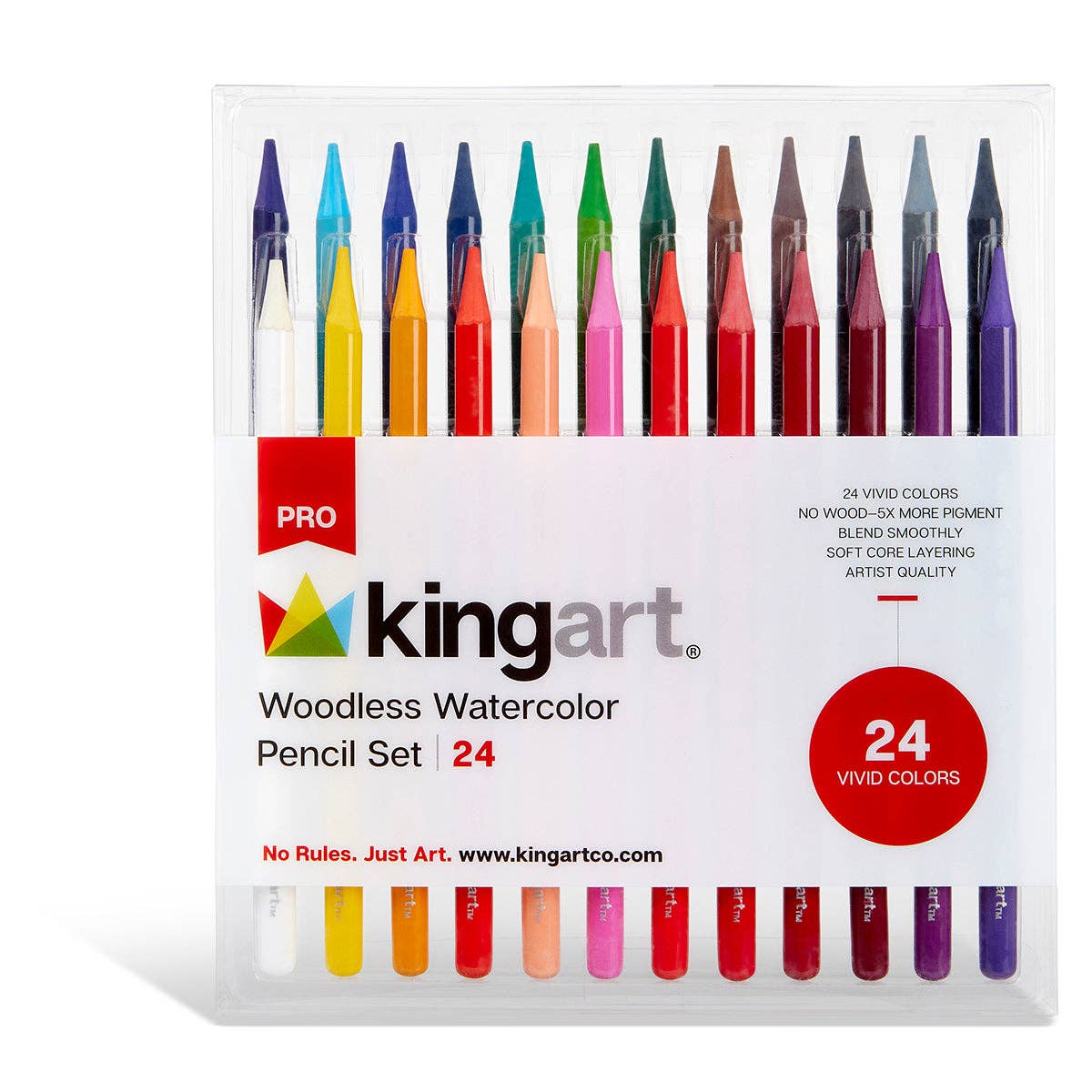 Woodless Watercolor Pencils 24 Colors - From Me To You