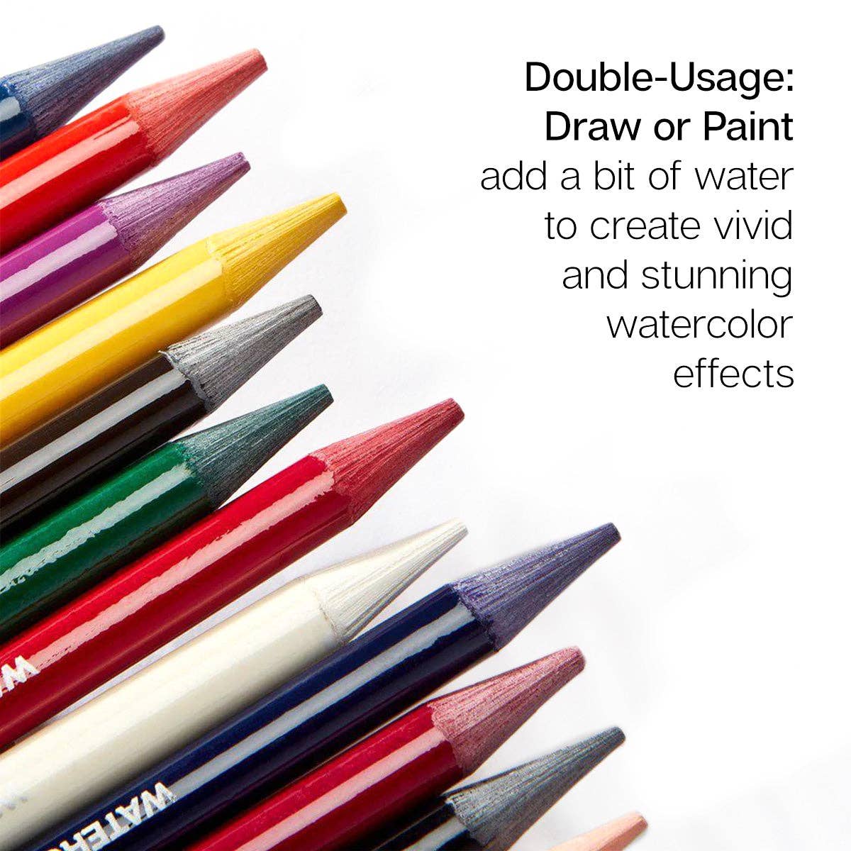 Woodless Watercolor Pencils 24 Colors - From Me To You