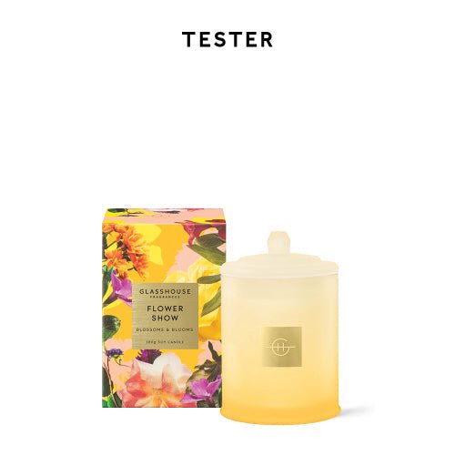 Glasshouse 13.4 oz. Candle - Flower Show - From Me To You