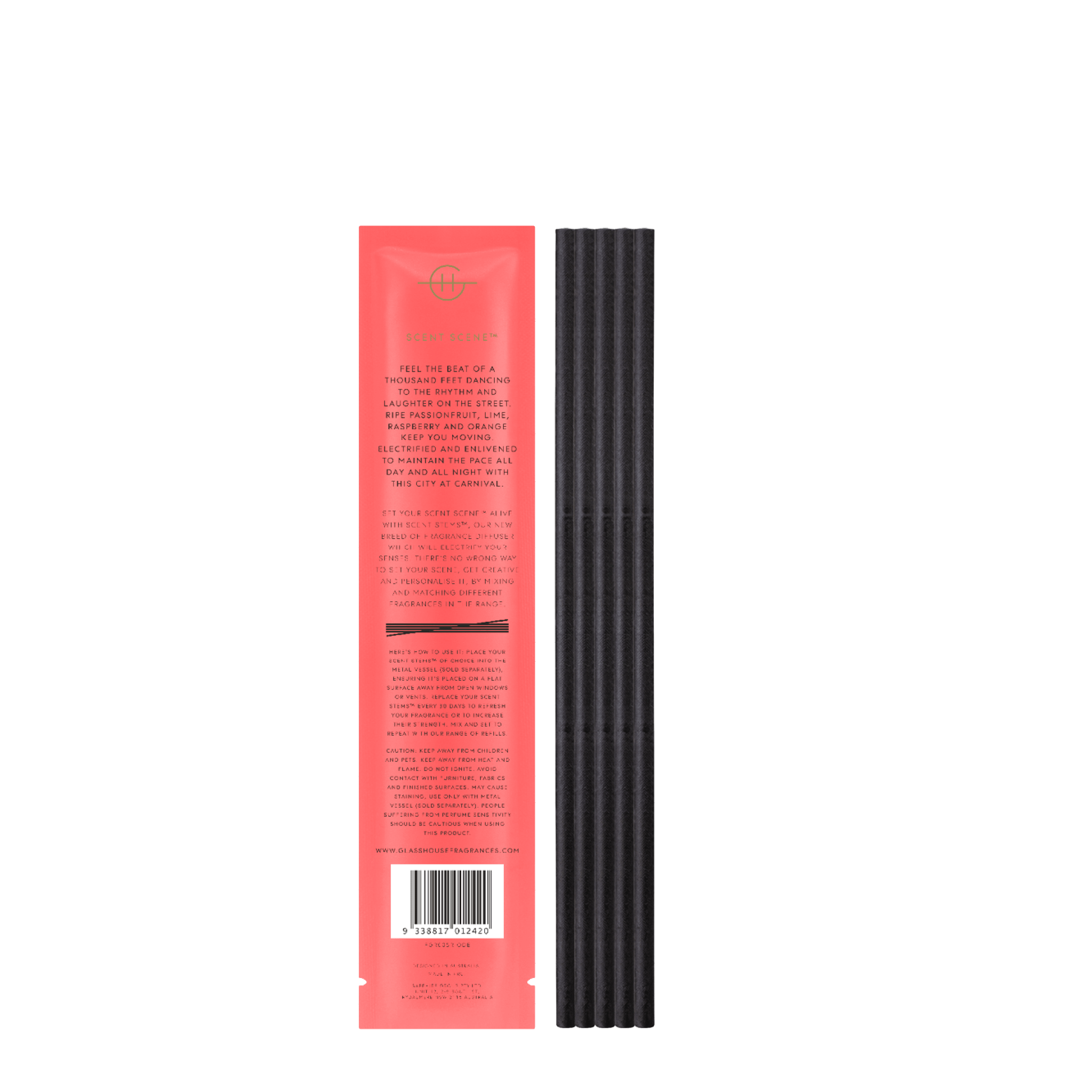 Glasshouse Replacement Scent Stems -One Night in Rio - From Me To You