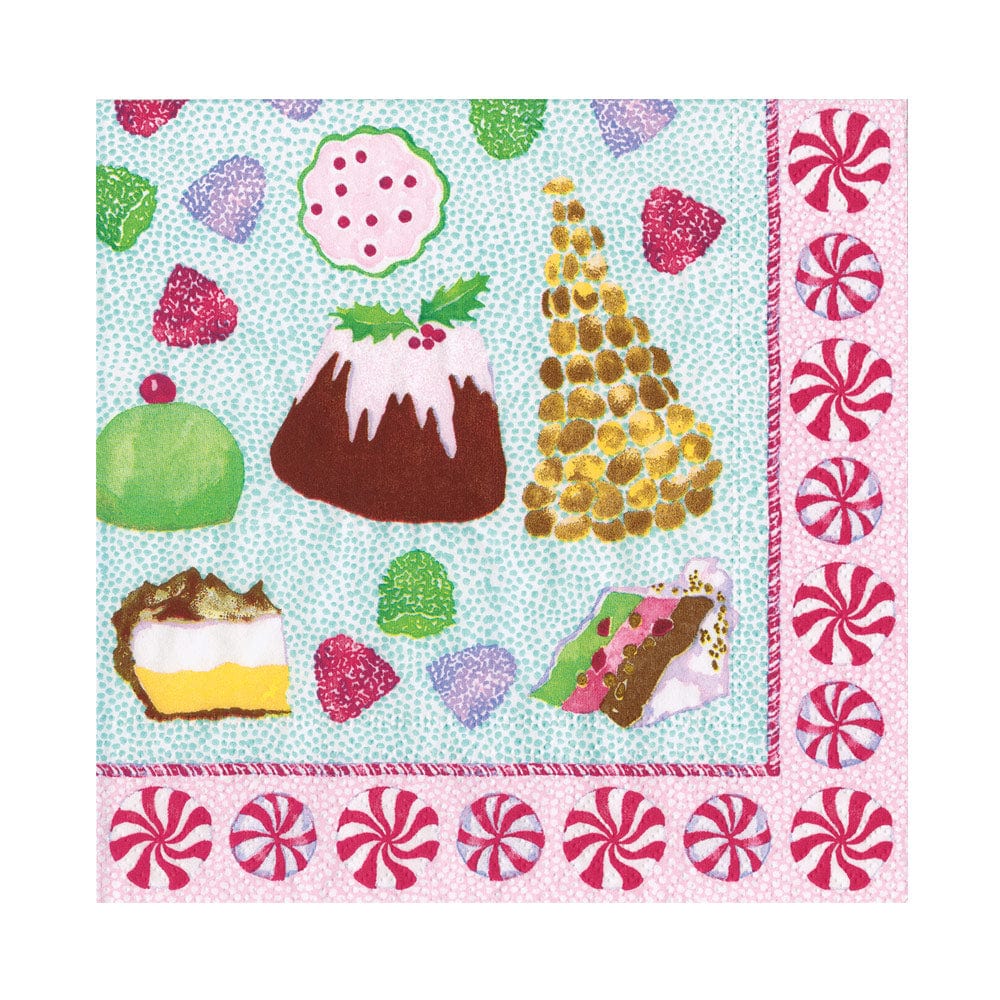 Caspari Luncheon Napkins - Sweets