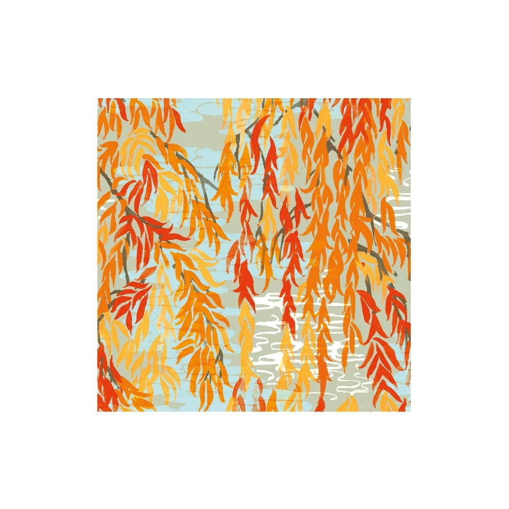Caspari Cocktail Napkin - Willows
