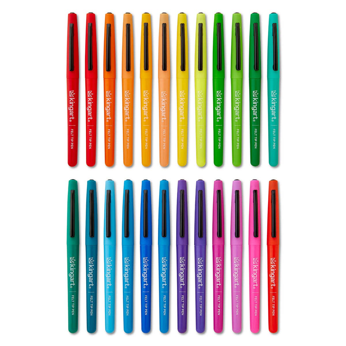 Felt Tip Pens - 24 Colors
