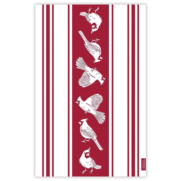 Stonewall MDW Cardinal Jacquard Stripe Tea Towel
