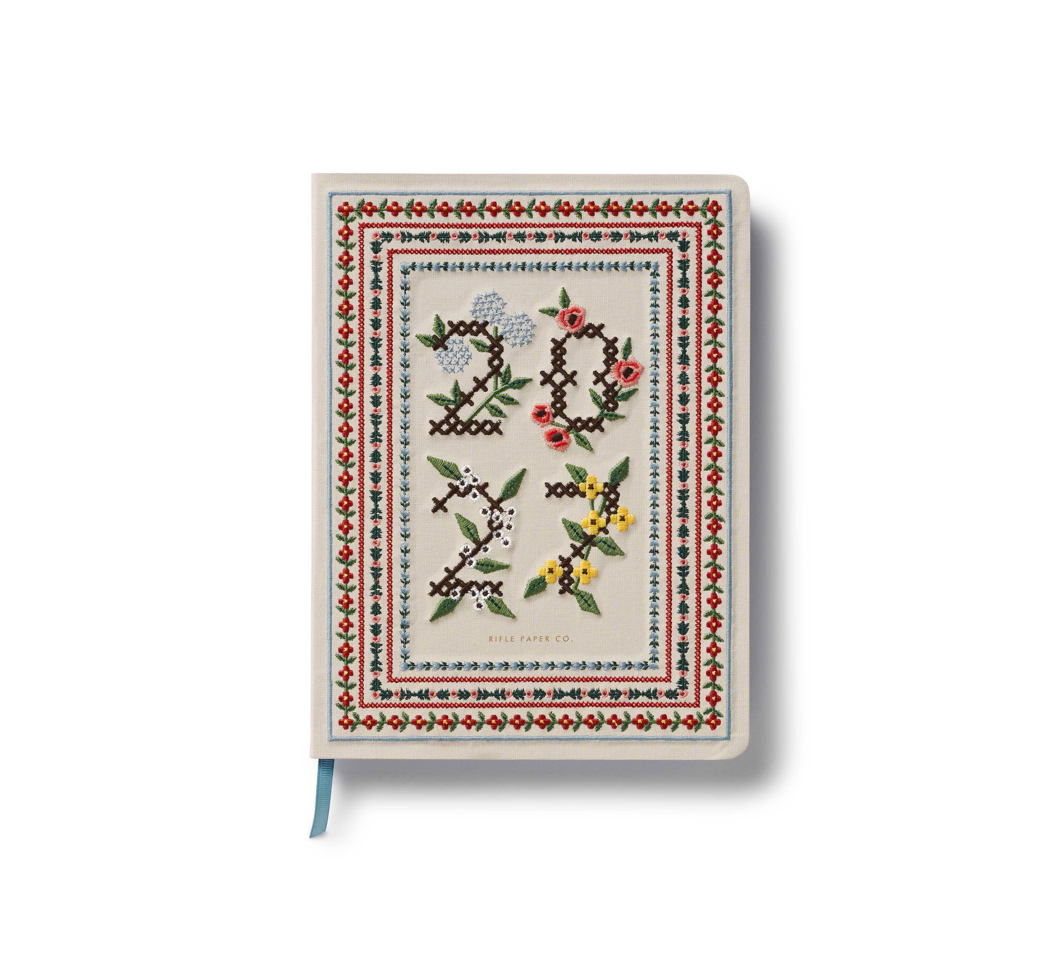 Rifle 2027 12-Month Embroidered Bookbound Planner