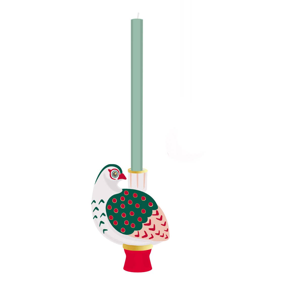 Bird Ceramic Candle Holder | 20cm | Christmas | Everyday |