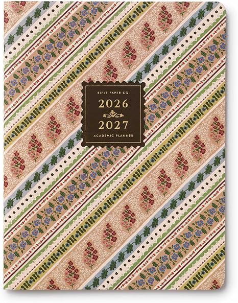 Rifle 2027 Paisley Stripe 12-Month Academic Appointment  Notebook