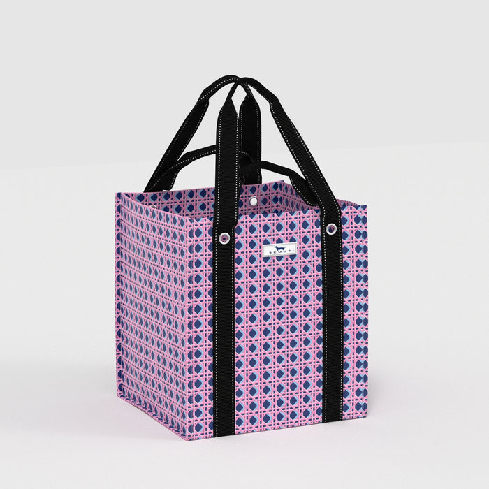 Scout Bagette Market Tote -Wisteria Cane