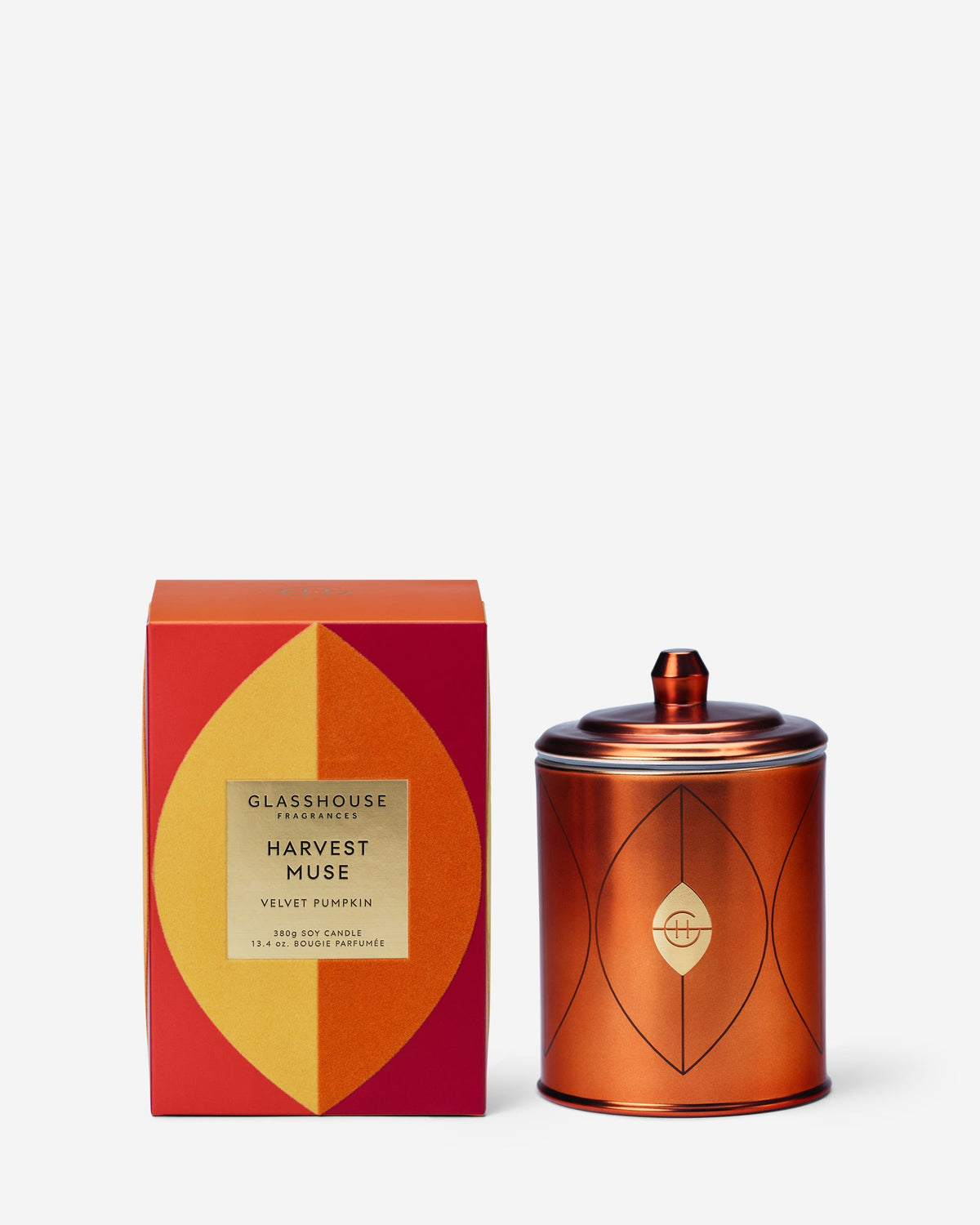 Glasshouse 13.4 oz. Candle - HARVEST MUSE