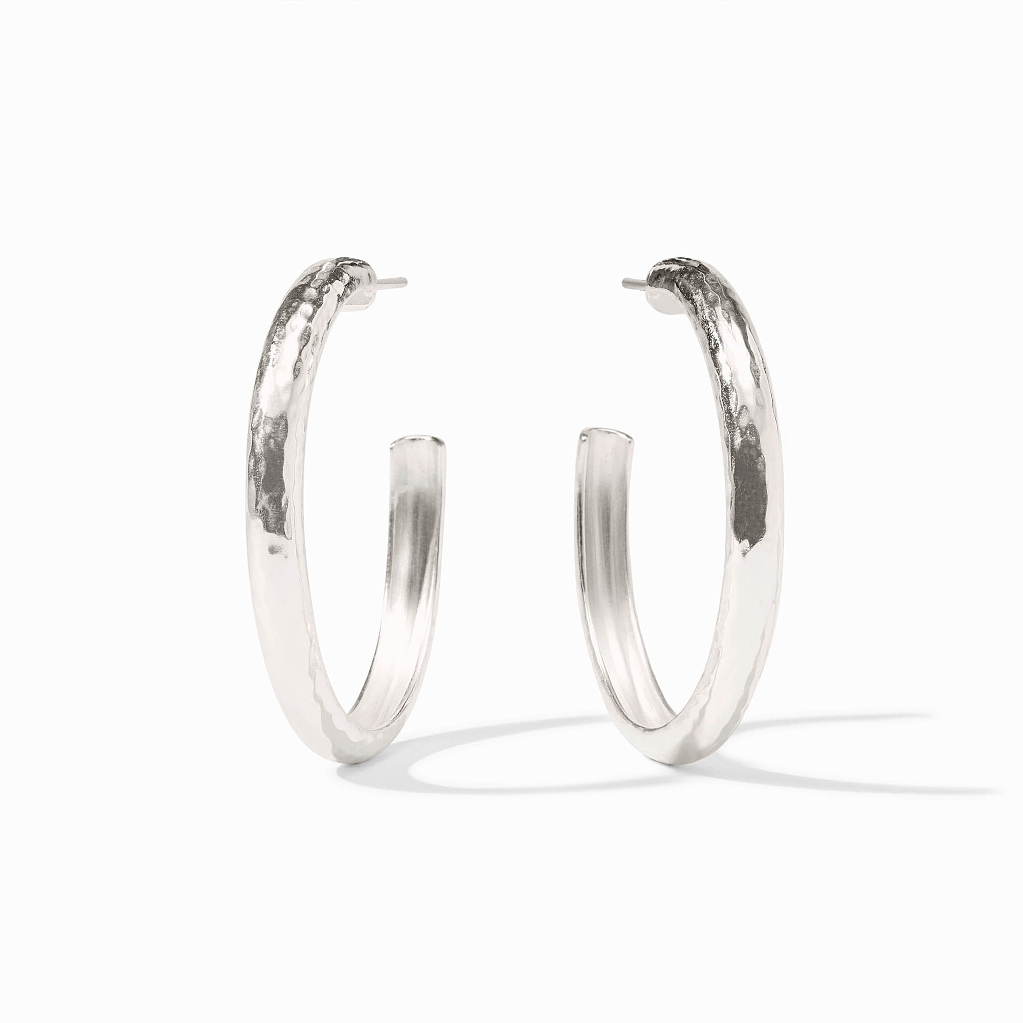 Julie Vos Havana Hoop-Silver