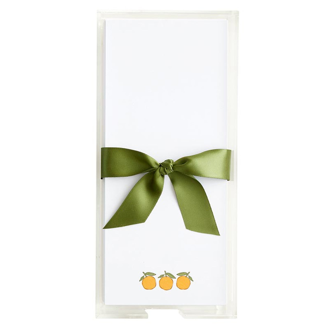 Santa Barbara- Rectangle Notepaper with Acrylic Tray - Oranges