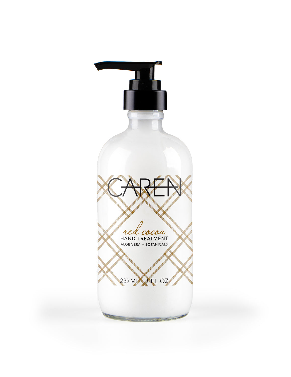 Caren Hand Treatment - Red Cocoa - 8 oz Glass Bottle