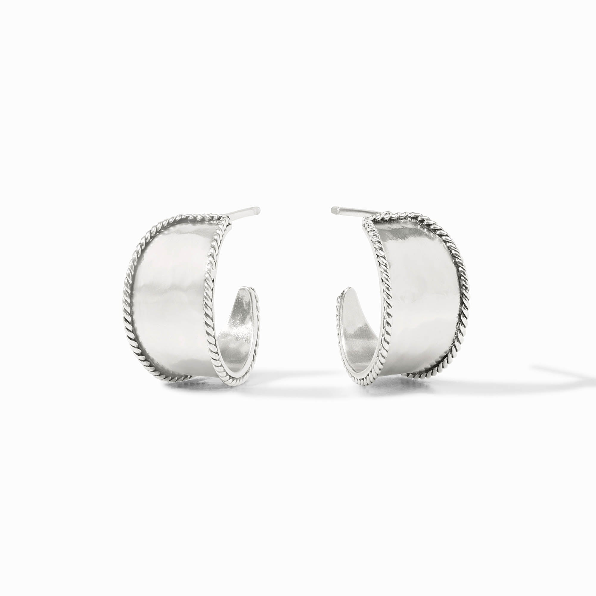 Julie Vos Savoy Hoop-Silver