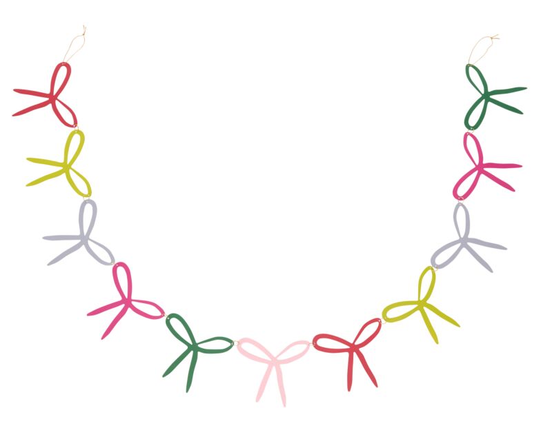 Accent Decor Brightly Bow Garland - From Me To You