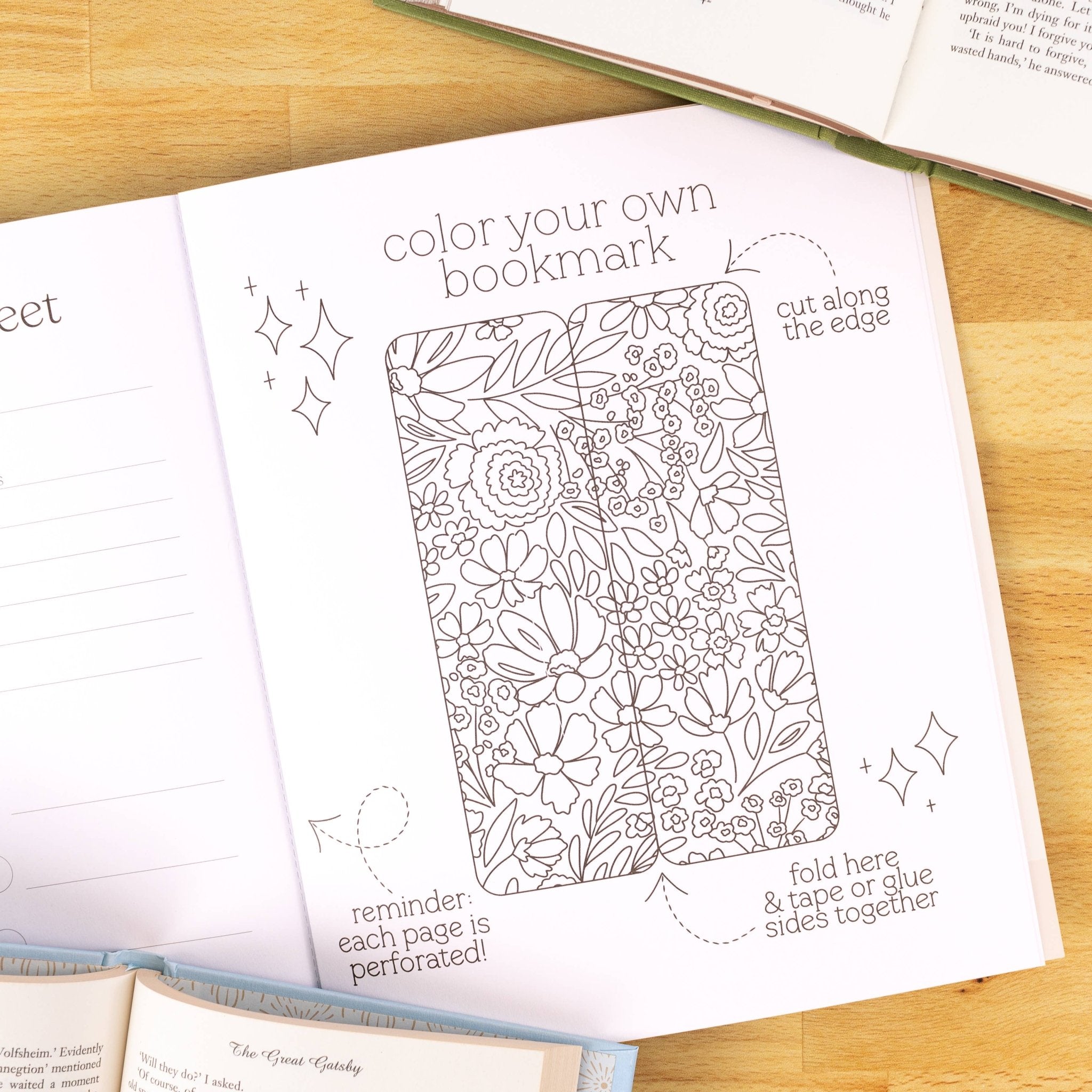 All Booked Up Coloring Book | Bookish & Reading - From Me To You