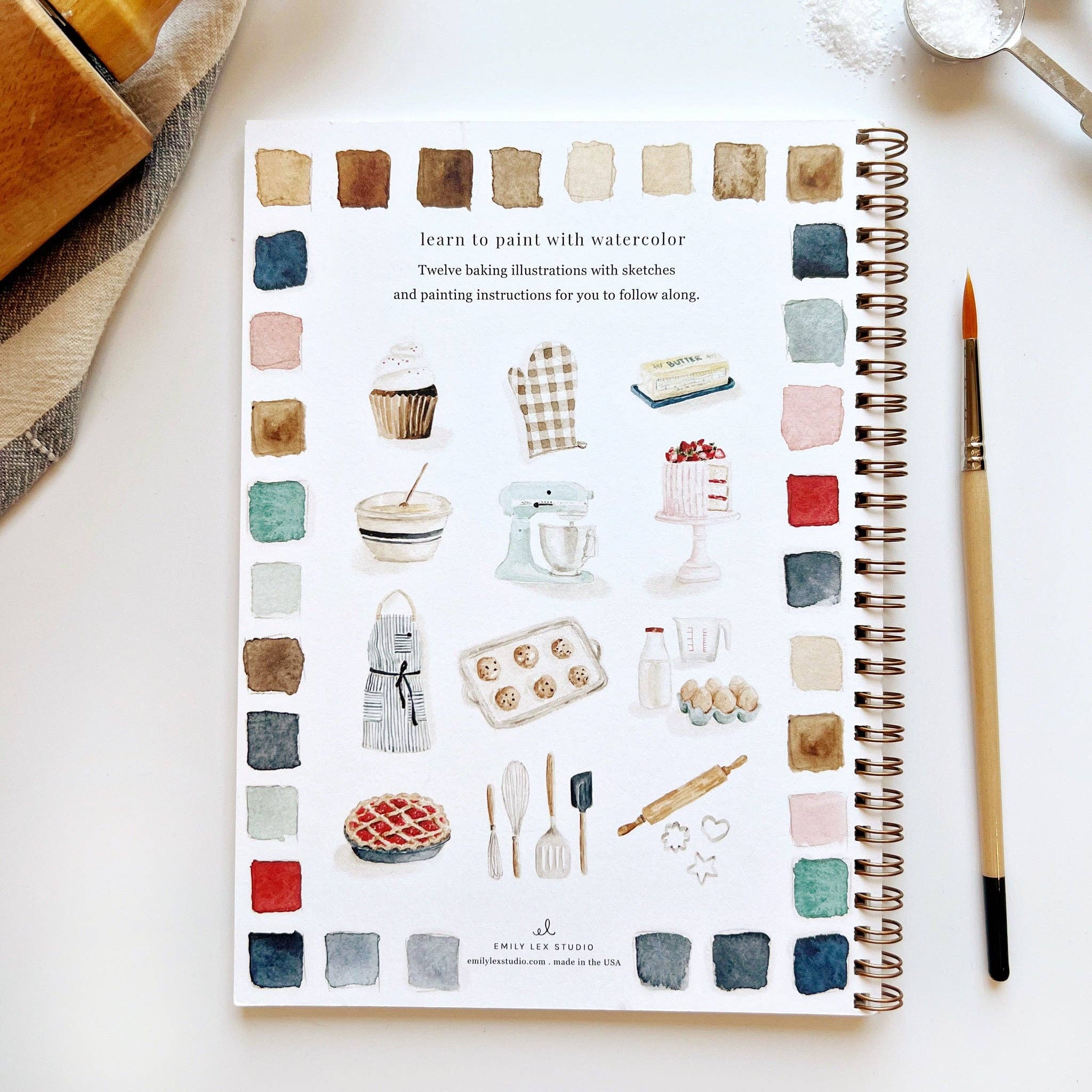 Baking watercolor workbook - From Me To You