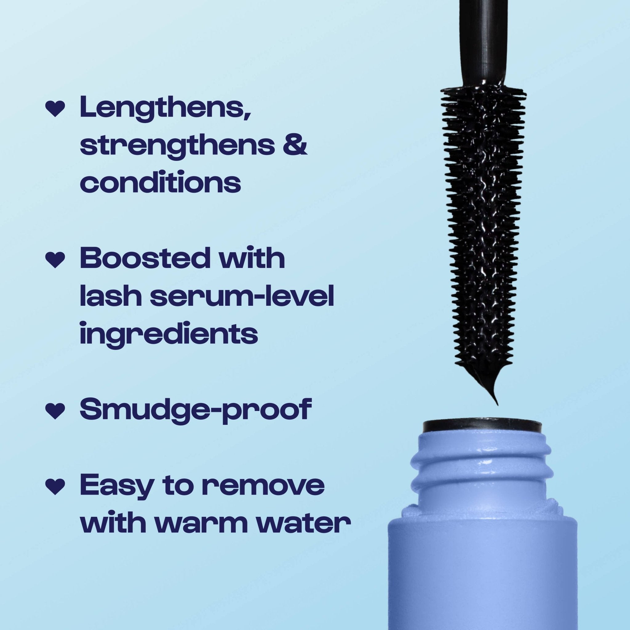Black Go the Distance Mascara - Clean Tubing Mascara - From Me To You