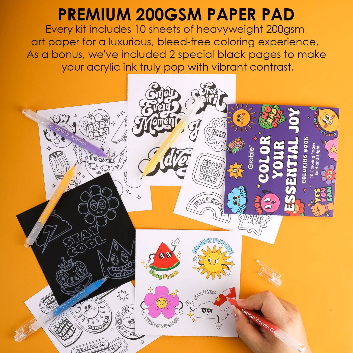 Bold & Bright Coloring Kit - Summer Color - From Me To You