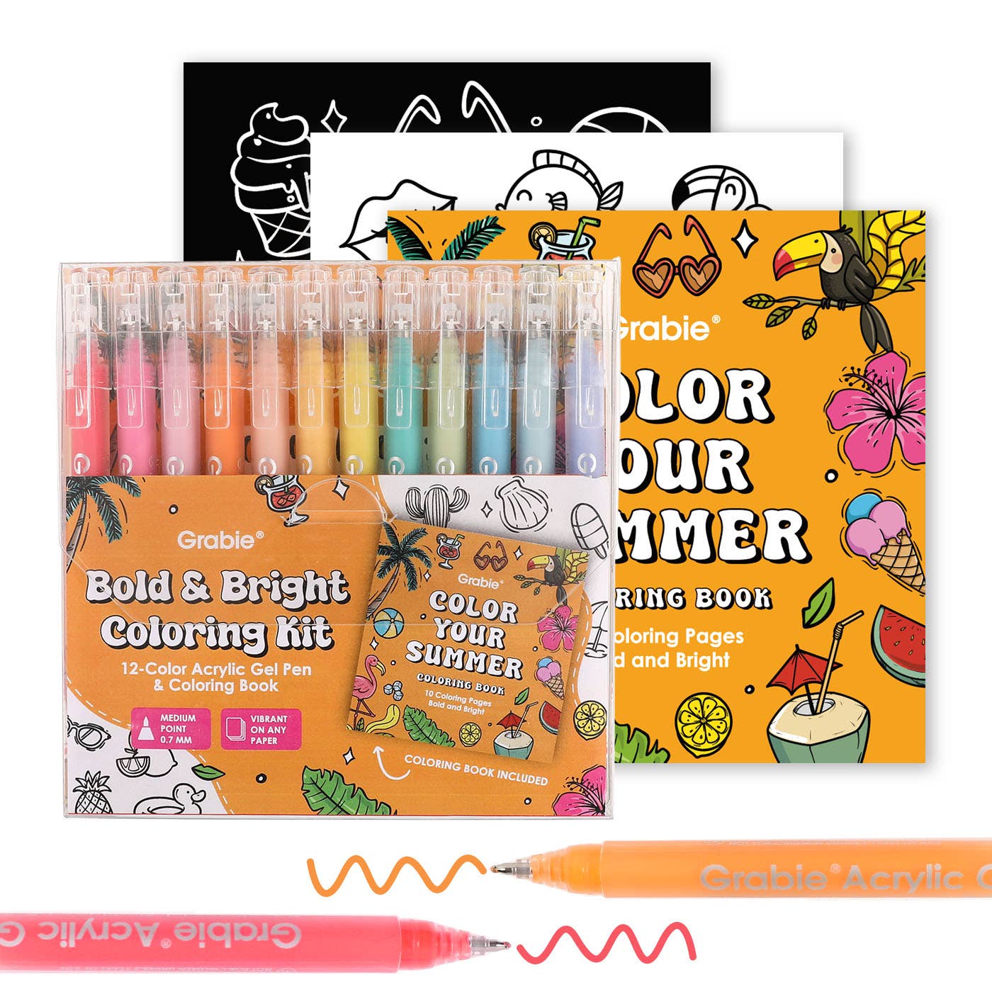 Bold & Bright Coloring Kit - Summer Color - From Me To You