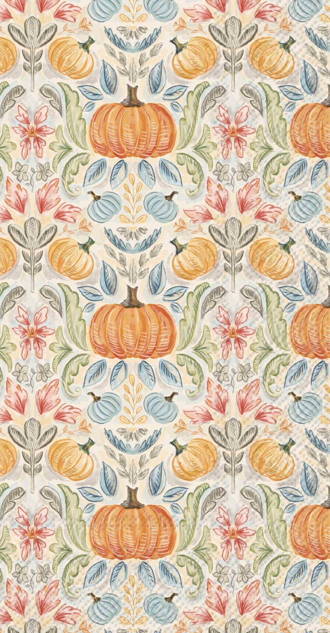Boston International - Paper Guest Towels -FALL TOILE PUMPKINS - From Me To You