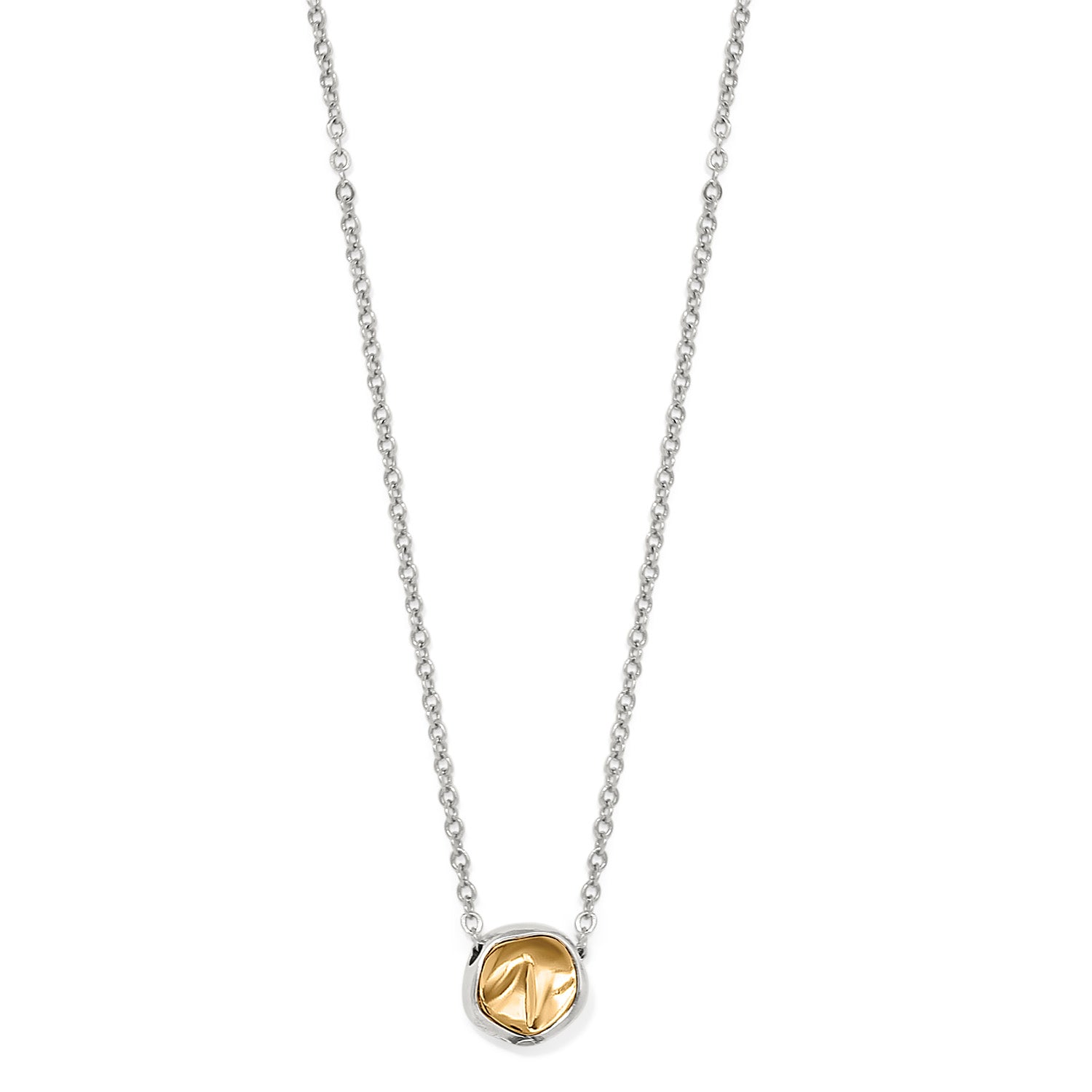 Brighton Cascade Round Petite Necklace - Silver/Gold - From Me To You