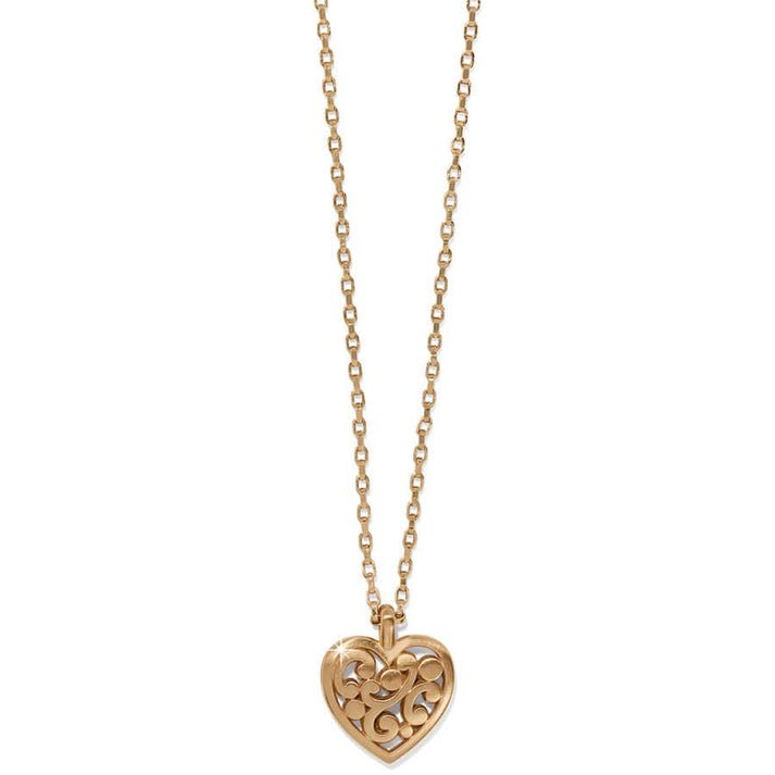Brighton Contempo Heart Petite Necklace - From Me To You